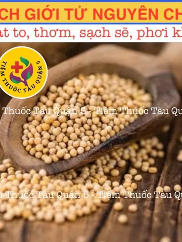 Bạch Giới Tử 100g - Hạt Cải Trắng Hỗ Trợ Giảm Khó Thở, Đờm Nhiều - Thảo Dược Đông Y Chất Lượng Cao