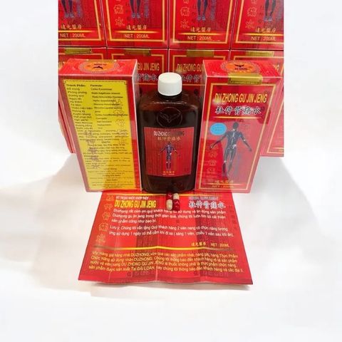 Đỗ Trọng Nhức Khớp Thủy Chai Đỏ 200ml – Hỗ Trợ Giảm Đau Khớp, Chăm Sóc Sức Khỏe Xương Khớp Hiệu Quả