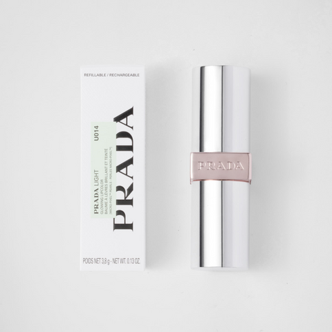 Son Dưỡng Prada Light Glowing Lip Oil Stick U014 White - Dưỡng ẩm, Độ bóng tự nhiên, Thiết kế sang trọng - Đặc biệt dành cho tín đồ làm đẹp