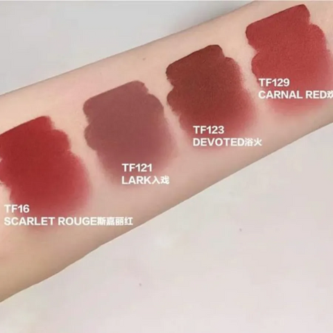 Son Kem Tom Ford Liquid Lip Luxe Matte Màu 123 Devoted Đỏ Đất Chính Hãng - Son Môi Cao Cấp, Tôn Vẻ Đẹp Sang Trọng, Lâu Trôi