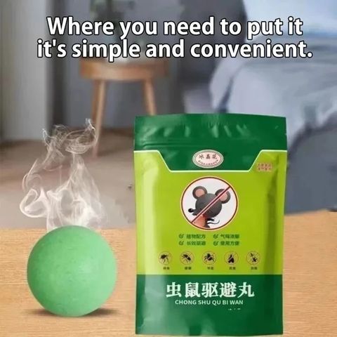 Băng Phiến Đuổi Chuột Hiệu Quả (1 Gói 10 Viên) - An Toàn, Từ Thiên Nhiên, Giải Pháp Đuổi Chuột Trong Nhà, Không Độc Hại