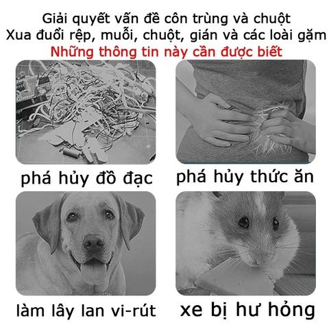 Băng Phiến Đuổi Chuột Hiệu Quả (1 Gói 10 Viên) - An Toàn, Từ Thiên Nhiên, Giải Pháp Đuổi Chuột Trong Nhà, Không Độc Hại