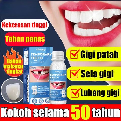 Bộ Dụng Cụ Keo Dán Răng Tạm Thời - Giải Pháp Sửa Chữa Nhanh Cho Răng Bị Mất Hoặc Khoảng Trống - Đem Lại Nụ Cười Tự Tin