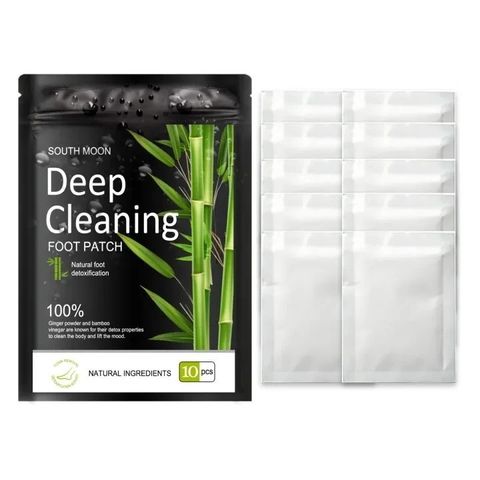 Hộp 10 Miếng Dán Chân Giải Độc Gan Nhật Bản Deep Cleaning Foot Patch - Thải Độc, Thư Giãn & Chăm Sóc Sức Khỏe Đôi Chân