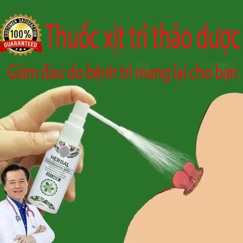 Xịt Bôi Giảm Đau Trĩ Nội Ngoại Tổng Hợp - Hỗ Trợ Chữa Ngứa, Đau Rát Hậu Môn, Cảm Giác Thoải Mái Hàng Ngày, Dung Tích 30ml