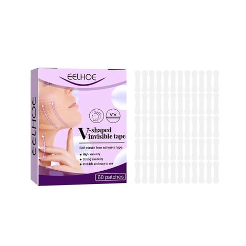 Hộp 60 Miếng Dán Nâng Cơ Mặt Trong Suốt Chống Nước - Sản Phẩm Làm Đẹp Tạo Khuôn Mặt Chữ V Thon Gọn Tự Nhiên