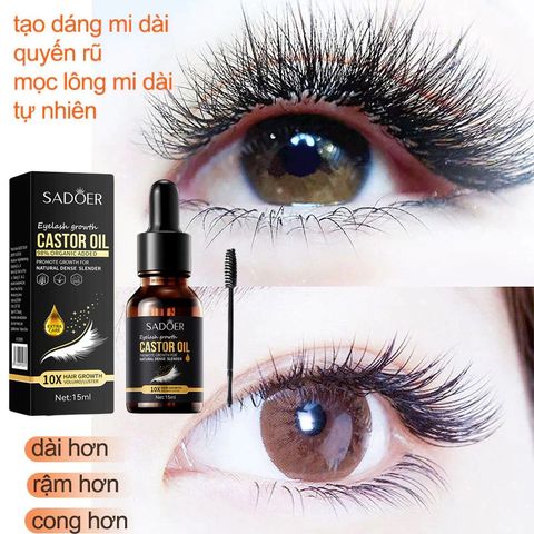 Tinh Chất Mọc Mi Collagen 15ML - Nuôi Dưỡng Mi Dài, Dày Và Cong Tự Nhiên - Hỗ Trợ Kích Thích Mọc Lông Mi Hiệu Quả
