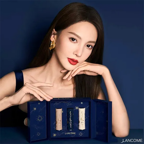 Son Lancôme L'absolu Rouge Drama Matte Qixi 196 - Son Môi Cam Cháy Cao Cấp, Lì, Đẳng Cấp và Thời Thượng Chính Hãng