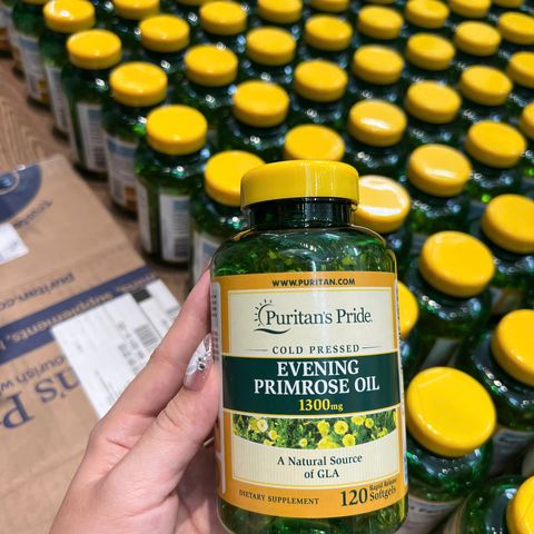 Tinh Dầu Hoa Anh Thảo Puritan's Pride 1300mg - Hỗ Trợ Sức Khỏe Sinh Lý, Làm Đẹp Da, Cân Bằng Nội Tiết Cho Phụ Nữ