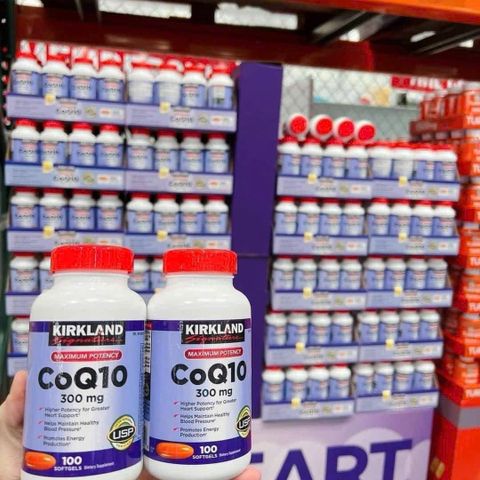 Viên Uống Bổ Tim Kirkland CoQ10 300mg - Hỗ Trợ Tim Mạch, Nâng Cao Sức Khỏe Tích Cực 100 Viên Mỹ