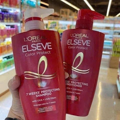 Dầu Gội L’Oréal Color Protect 450ml - Bảo Vệ Màu Nhuộm, Dưỡng Mượt Tóc, Giúp Tóc Khỏe Mạnh và Bóng Khỏe