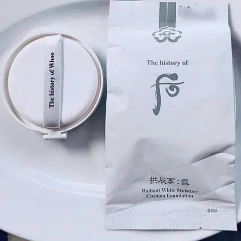 Lõi Phấn Nước The Whoo Dưỡng Trắng Chống Nắng Cao - Che Phủ Đều Màu, Dưỡng Sáng Da, Phù Hợp Mọi Loại Da