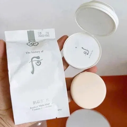 Lõi Phấn Nước The Whoo Dưỡng Trắng Chống Nắng Cao - Che Phủ Đều Màu, Dưỡng Sáng Da, Phù Hợp Mọi Loại Da