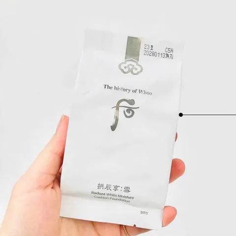 Lõi Phấn Nước The Whoo Dưỡng Trắng Chống Nắng Cao - Che Phủ Đều Màu, Dưỡng Sáng Da, Phù Hợp Mọi Loại Da