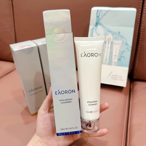 Set Eaoron Hyaluronic 3 Món - Bộ Chăm Sóc Da Cấp Ẩm Sâu (SRM + Toner + Sữa Dưỡng) Cho Da Mịn Màng, Phục Hồi Tự Nhiên