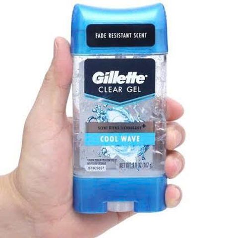 Gel khử mùi Gillette Clear Gel Cool Wave 107ml - Tươi mát, ngăn mùi lâu dài, cho cảm giác thoải mái và tự tin cả ngày.