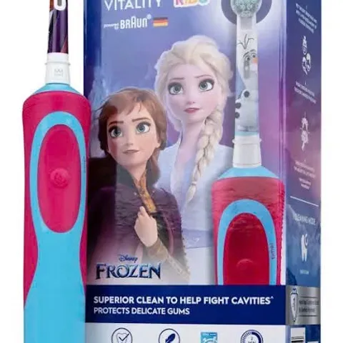 Bàn chải điện Oral-B Vitality Kids cho bé gái - Thiết kế đáng yêu, công nghệ làm sạch 2D hiệu quả, khuyến khích thói quen chăm sóc răng miệng