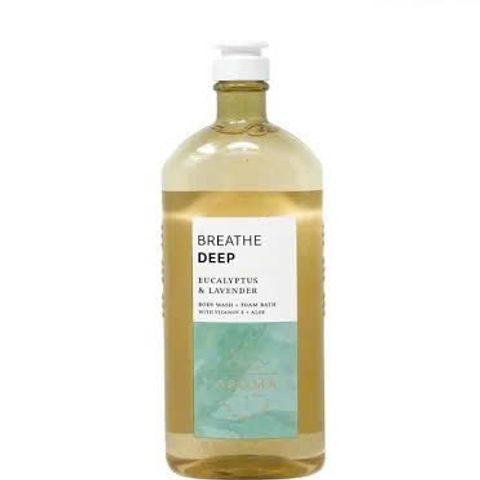 Gel tắm Bath & Body Works Breathe Deep 295ml - Sản phẩm dịu nhẹ giúp thư giãn và làm sạch da từ thiên nhiên, hương thơm dễ chịu