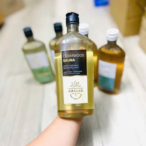 Gel tắm Bath & Body Works Cedarwood 295ml - Sữa tắm dưỡng ẩm, hương gỗ tuyết tùng thư giãn cho mọi loại da