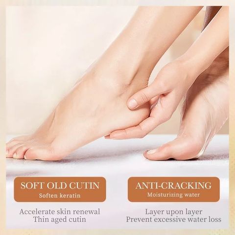 Kem Nứt Gót Chân Dưỡng Ẩm 60g - Chống Nứt Nẻ, Làm Mềm Da Gót Chân Khô Ráp, Phù Hợp Cho Người Đi Lại Nhiều