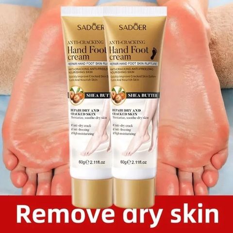 Kem Nứt Gót Chân Dưỡng Ẩm 60g - Chống Nứt Nẻ, Làm Mềm Da Gót Chân Khô Ráp, Phù Hợp Cho Người Đi Lại Nhiều