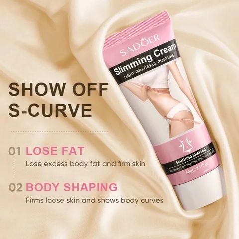 Kem Giảm Béo Nhanh Chóng 60ML - Hỗ Trợ Đốt Cháy Mỡ Vùng Bụng, Giúp Da Mịn Màng và Săn Chắc, Sản Phẩm Chăm Sóc Sắc Đẹp Tự Nhiên