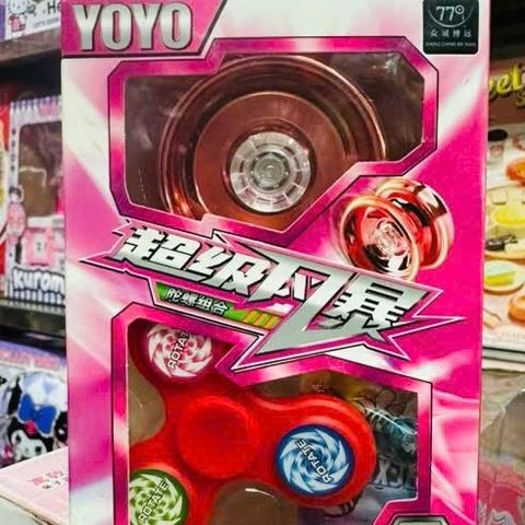 Bộ Đồ Chơi Con Quay Và Yoyo 2in1 Chọn Màu Ngẫu Nhiên 779-037 779-032 Toy Đa Năng Phù Hợp Nhiều Hoạt Động Vui Chơi