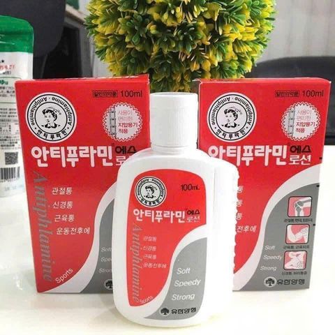 Dầu nóng Antiphlamine Hàn Quốc 100ml - Giảm đau hiệu quả, hỗ trợ phục hồi cơ bắp, ấm áp cho cơ thể, sản phẩm tự nhiên chất lượng cao