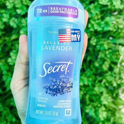 Gel Khử Mùi Secret Luxe Lavender 73g - Oải Hương Thư Giãn, Khử Mùi Hiệu Quả, Dạng Gel Tiện Lợi, Không Gây Kích Ứng Da
