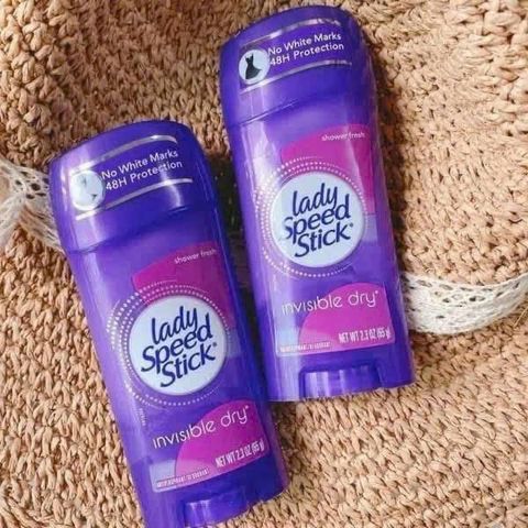 Lăn Khử Mùi Lady Speed Stick Shower Fresh 65g - Tím, Hương Thơm Mát, Chống Mồ Hôi Hiệu Quả Cho Phái Nữ