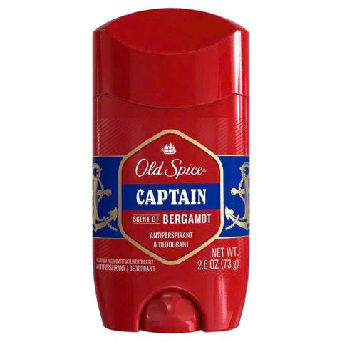 Lăn Khử Mùi Old Spice Captain Bravery & Bergamot 73g - Hương Cam Bergamot Tươi Mát Cho Phái Mạnh, Khử Mùi Hiệu Quả, Tự Tin Suốt Ngày