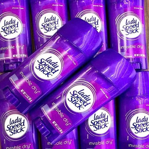 Lăn Khử Mùi Lady Speed Stick Shower Fresh 65g - Tím, Hương Thơm Mát, Chống Mồ Hôi Hiệu Quả Cho Phái Nữ