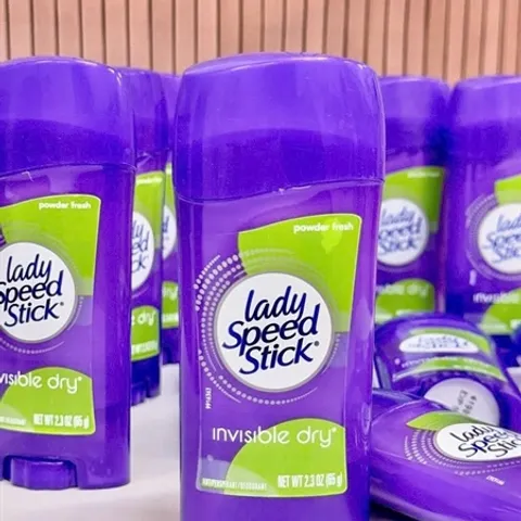 Lăn Khử Mùi Lady Speed Stick Powder Fresh 65g – Hương Phấn Xanh Lá Tươi Mát, Ngăn Mùi Hiệu Quả Suốt Ngày