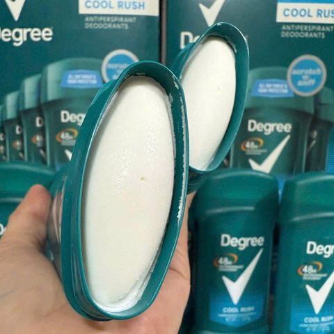 Lăn Khử Mùi Degree Men Cool Rush 48H 76g - Tươi Mát, Lạnh Lẽo Dành Cho Nam Giới, Bảo Vệ Suốt Ngày, Hương Thơm Tự Nhiên