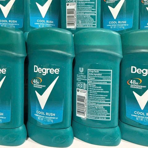 Lăn Khử Mùi Degree Men Cool Rush 48H 76g - Tươi Mát, Lạnh Lẽo Dành Cho Nam Giới, Bảo Vệ Suốt Ngày, Hương Thơm Tự Nhiên