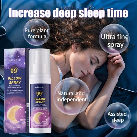 Chai Xịt Ngủ Ngon Melatoninn Deep Sleep Spray 90ML - Hỗ Trợ Giấc Ngủ Sâu, Giảm Căng Thẳng, Thư Giãn Tự Nhiên