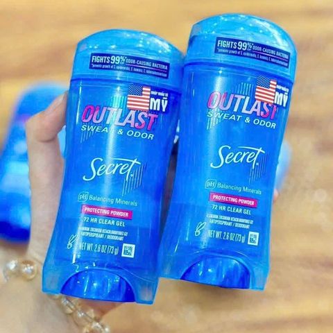 Gel khử mùi Secret Protecting Powder 73g - Hương phấn nhẹ, kháng khuẩn, tự tin suốt cả ngày, sản phẩm chăm sóc cơ thể hiệu quả