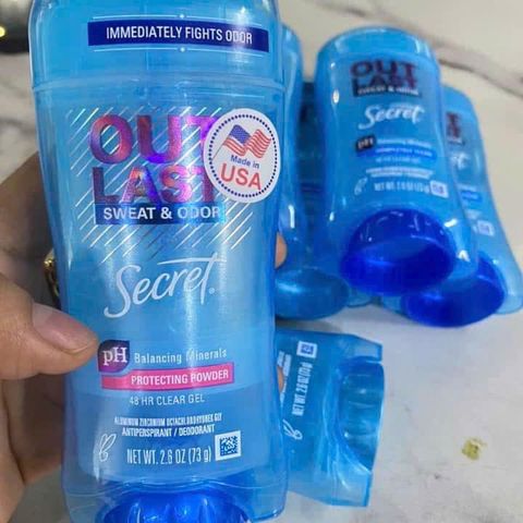 Gel khử mùi Secret Protecting Powder 73g - Hương phấn nhẹ, kháng khuẩn, tự tin suốt cả ngày, sản phẩm chăm sóc cơ thể hiệu quả