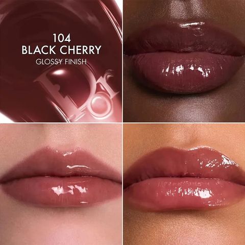 Son Dưỡng Dior Addict Lip Glow Butter 104 Black Cherry - Son Môi Dưỡng Ẩm Màu Đỏ Cherry Chính Hãng, Mang Lại Độ Căng Mọng Và Rạng Rỡ