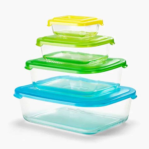 Bộ Hộp Đựng Thực Phẩm Joseph Joseph 81060 - Hộp Thủy Tinh Lưu Trữ 4 Món Chịu Nhiệt, An Toàn Cho Lò Vi Sóng và Tủ Đông