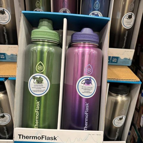 Bình Giữ Nhiệt ThermoFlask 1.2 Lít - Thiết Kế Chống Rỉ Nước, Giữ Nóng/Lạnh Lên Đến 24 Giờ, Dụng Cụ Học Tập & Văn Phòng Chính Hãng Mỹ