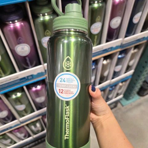 Bình Giữ Nhiệt ThermoFlask 1.2 Lít - Thiết Kế Chống Rỉ Nước, Giữ Nóng/Lạnh Lên Đến 24 Giờ, Dụng Cụ Học Tập & Văn Phòng Chính Hãng Mỹ