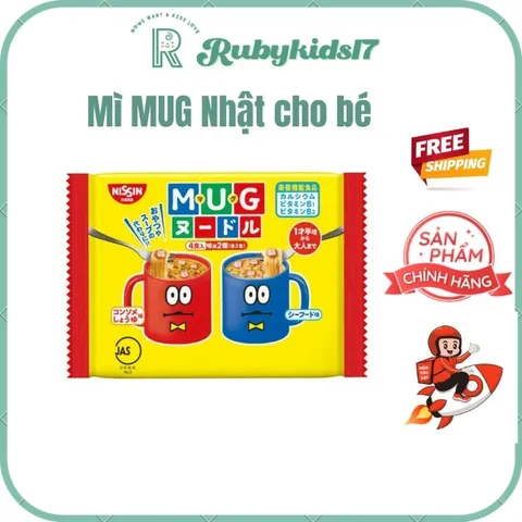Mì Mug Nissin dinh dưỡng Nhật bản cho bé date 2025