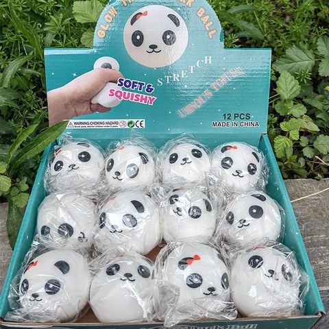 Squishy Nhỏ Hình Mặt Gấu Trúc Trắng Panda - Đồ Chơi Bóp Giảm Stress Dễ Thương Cho Trẻ Em, Quà Tặng An Toàn, Đẹp Mắt