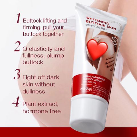 Kem Nở Mông Hàn Quốc HIP LIFT UP 60g - Kem Săn Chắc Vùng Mông, Dưỡng Ẩm và Làm Trắng Da, Giúp Cải Thiện Độ Đàn Hồi