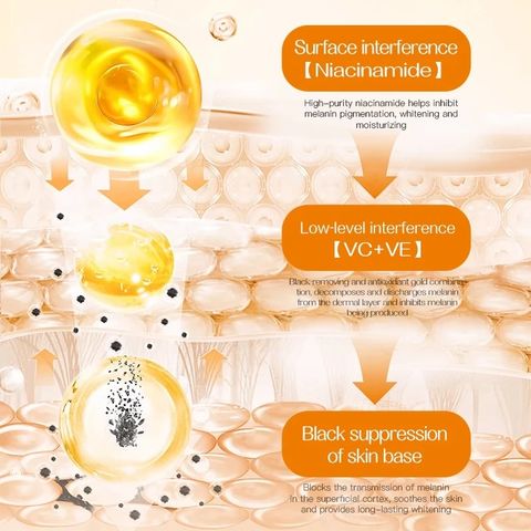 Kem Làm Trắng Nách Hàn Quốc Vitamin C 60g - Cải Thiện Da Sáng Mịn, Mờ Vết Thâm, Chăm Sóc Da Toàn Thân
