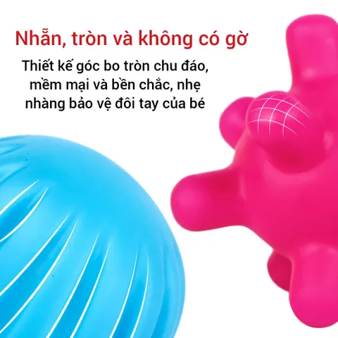 Hộp Thả Bóng Cầu Vồng Montessori Seseele - Đồ Chơi Giáo Dục Phát Triển Kỹ Năng Nhận Thức Cho Bé, Bóng Sillicon An Toàn