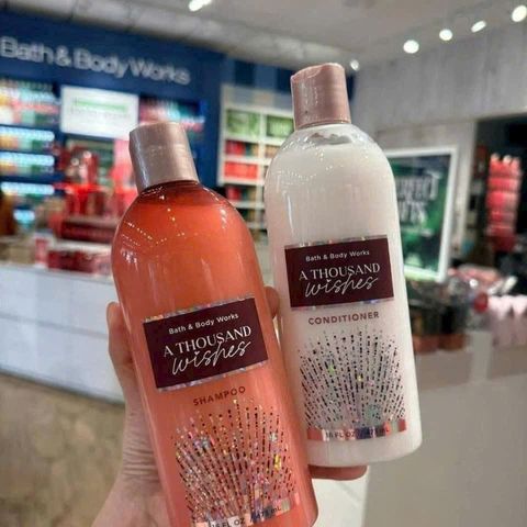 Cặp Dầu Gội & Xả Bath and Body Works 473ml - Hương Thơm Sang Trọng và Dưỡng Tóc Mềm Mượt, Chính Hãng Mỹ