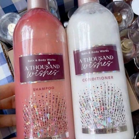 Cặp Dầu Gội & Xả Bath and Body Works 473ml - Hương Thơm Sang Trọng và Dưỡng Tóc Mềm Mượt, Chính Hãng Mỹ
