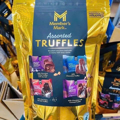 Socola Truffle Cao Cấp Member's Mark 460G - Hương Vị Đặc Sắc, Món Quà Sang Trọng Từ Mỹ